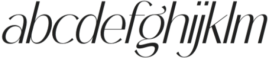Magirosh Italic otf (400) Font LOWERCASE