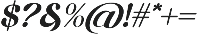Magisho Italic otf (400) Font OTHER CHARS