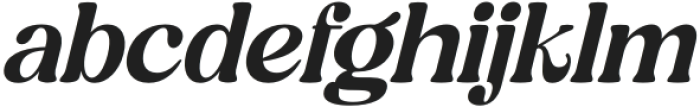 Magisho Italic otf (400) Font LOWERCASE