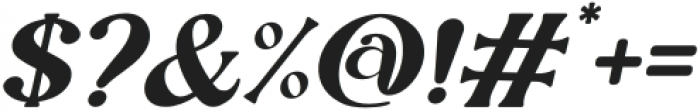 Magista-Italic otf (400) Font OTHER CHARS