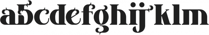 Magkon otf (400) Font LOWERCASE