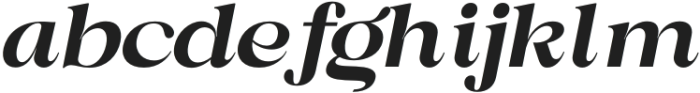 Maglisto Italic otf (400) Font LOWERCASE