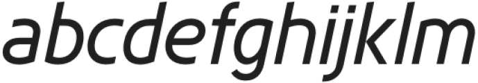 Maglith Grotesk Oblique otf (400) Font LOWERCASE