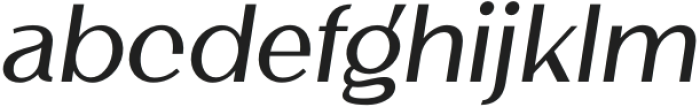 Maglityca Semi Bold Italic otf (600) Font LOWERCASE