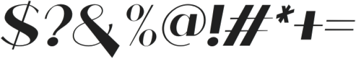 Magma Italic otf (400) Font OTHER CHARS