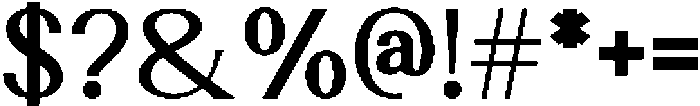 Magnavella Regular otf (400) Font OTHER CHARS