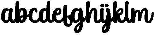 Magnet School Regular otf (400) Font LOWERCASE