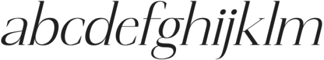 Magnetic Azuhster Italic Italic otf (400) Font LOWERCASE