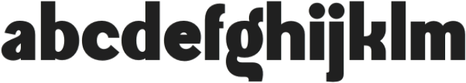 Magnetic Black otf (900) Font LOWERCASE