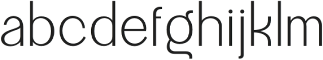 Magnetic Extra Light otf (200) Font LOWERCASE