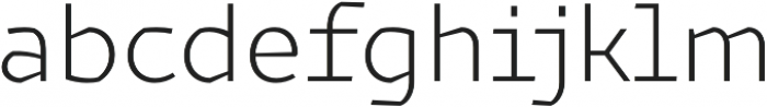 Magnetic Pro ExtraLight otf (200) Font LOWERCASE