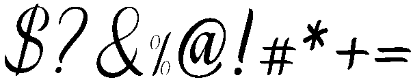 Magnificent otf (400) Font OTHER CHARS