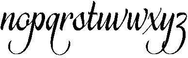 Magnificent otf (400) Font LOWERCASE
