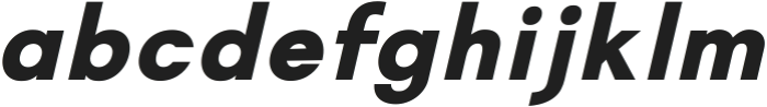 Magnify Bold Italic ttf (700) Font LOWERCASE