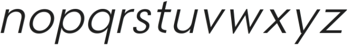 Magnify Extra Light Italic ttf (200) Font LOWERCASE