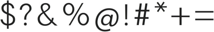 Magnify Extra Light ttf (200) Font OTHER CHARS