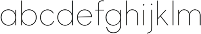 Magnify Hairline ttf (100) Font LOWERCASE