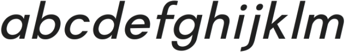 Magnify Italic ttf (400) Font LOWERCASE