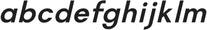 Magnify Medium Italic ttf (500) Font LOWERCASE