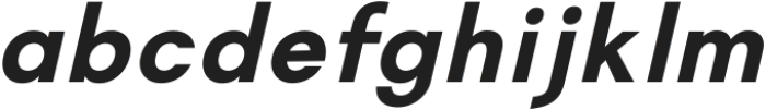 Magnify Semi Bold Italic ttf (600) Font LOWERCASE