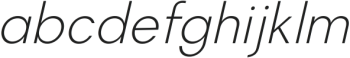 Magnify Thin Italic ttf (100) Font LOWERCASE