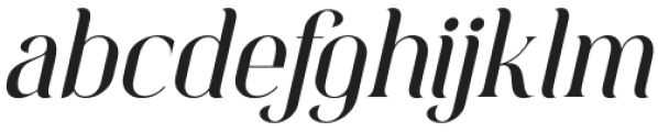 Magnity Style Italic otf (400) Font LOWERCASE