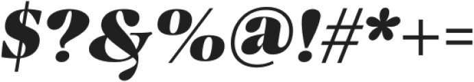 Magnivera Heavy Italic otf (800) Font OTHER CHARS
