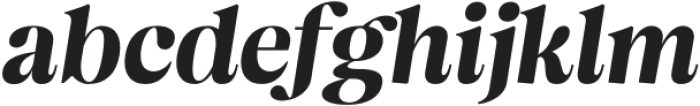 Magnivera Medium Italic otf (500) Font LOWERCASE