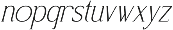 Magnofia Italic otf (400) Font LOWERCASE