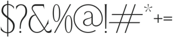 Magnofia otf (400) Font OTHER CHARS