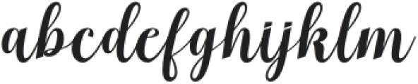 Magnolia Balmitha Bold Slant Regular otf (700) Font LOWERCASE