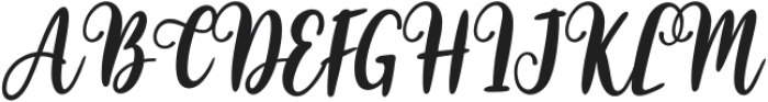 Magnolia Italic ttf (400) Font UPPERCASE