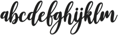 Magnolia Italic ttf (400) Font LOWERCASE