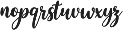 Magnolia Italic ttf (400) Font LOWERCASE