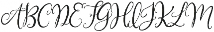 Magnolia Merchant Italic otf (400) Font UPPERCASE