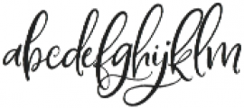 Magnolia Merchant Italic otf (400) Font LOWERCASE