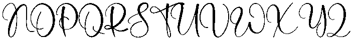 Magnolia Regular otf (400) Font UPPERCASE