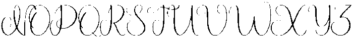 Magnolia Regular otf (400) Font UPPERCASE