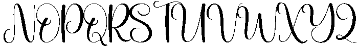 Magnolia Regular otf (400) Font UPPERCASE