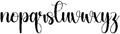 Magnolia Regular otf (400) Font LOWERCASE