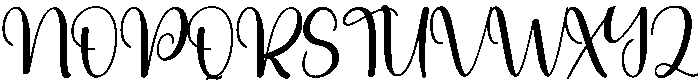Magnolia Regular otf (400) Font UPPERCASE