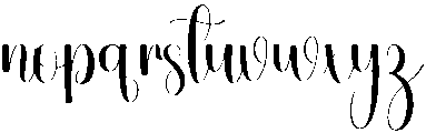 Magnolia Regular otf (400) Font LOWERCASE