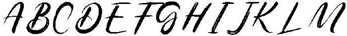 Magnolia-Regular otf (400) Font UPPERCASE