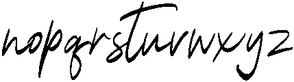 Magnolia Script otf (400) Font LOWERCASE