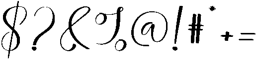 Magnolia Signature Regular otf (400) Font OTHER CHARS