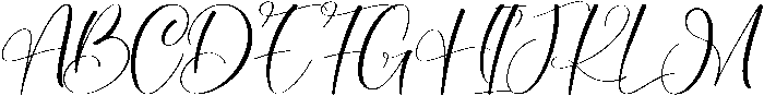 Magnolia Signature Regular otf (400) Font UPPERCASE