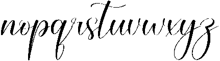 Magnolia Signature Regular otf (400) Font LOWERCASE