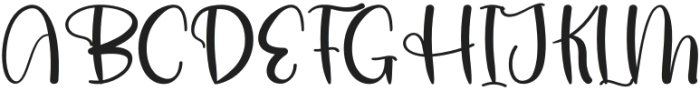 Magnolia Signature Regular otf (400) Font UPPERCASE