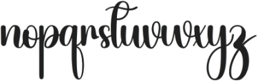 Magnolia Signature Regular otf (400) Font LOWERCASE