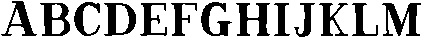 Magnolia Tree Serif Solid Regular otf (400) Font UPPERCASE